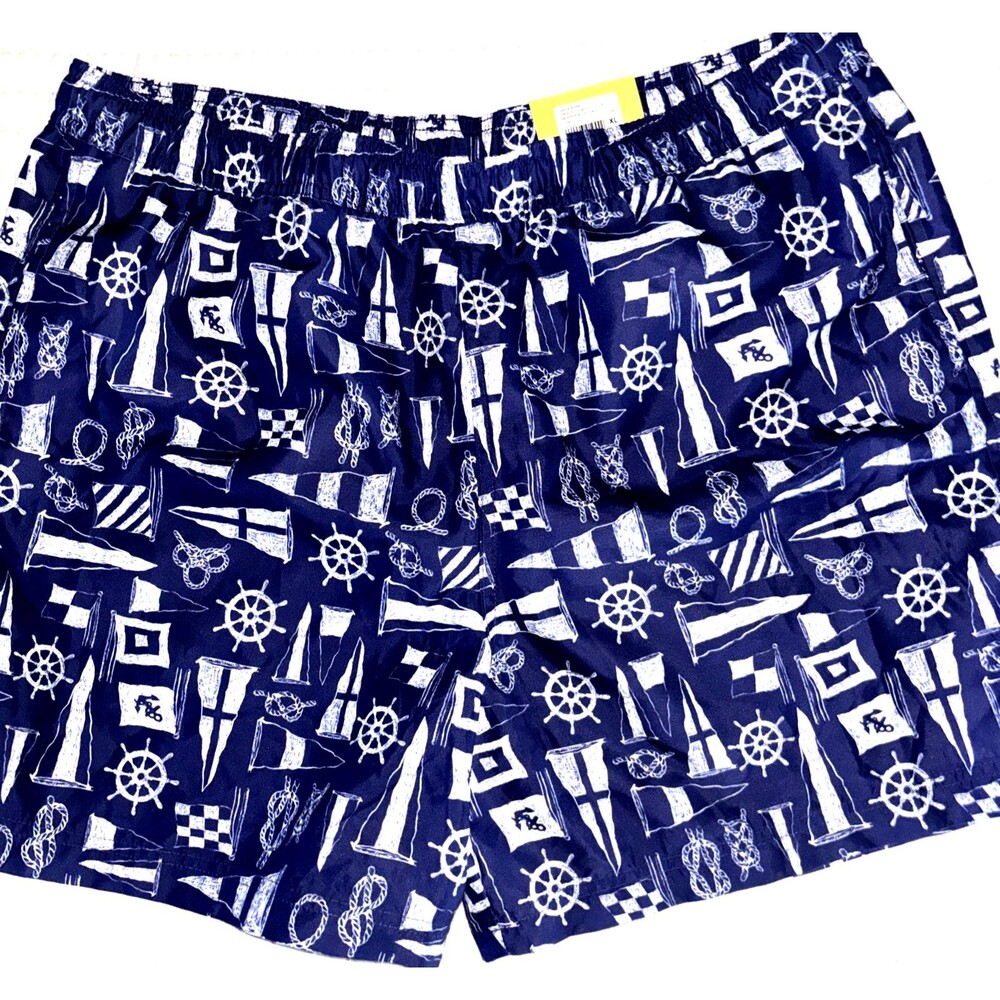 O'Rageous Men’s Swim Trunks Size XL Nautical Theme SPF50 NWT